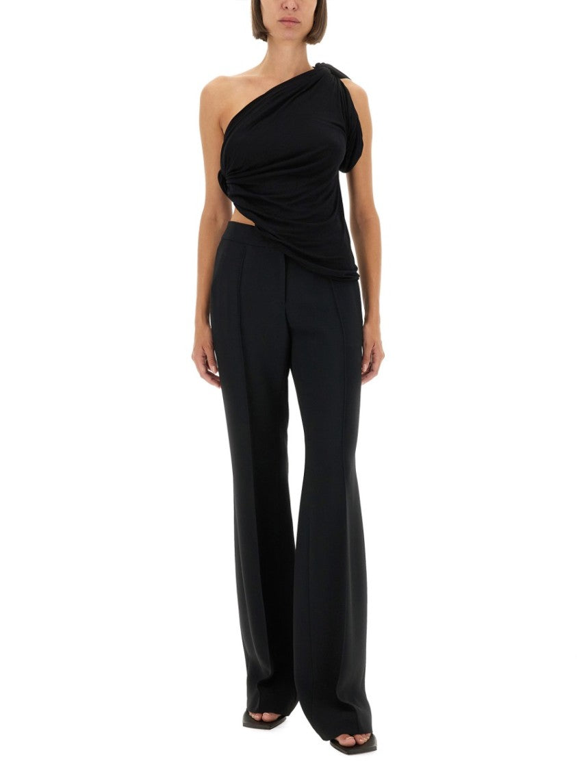 Rick Owens X Lilies Draped One-Shoulder Top