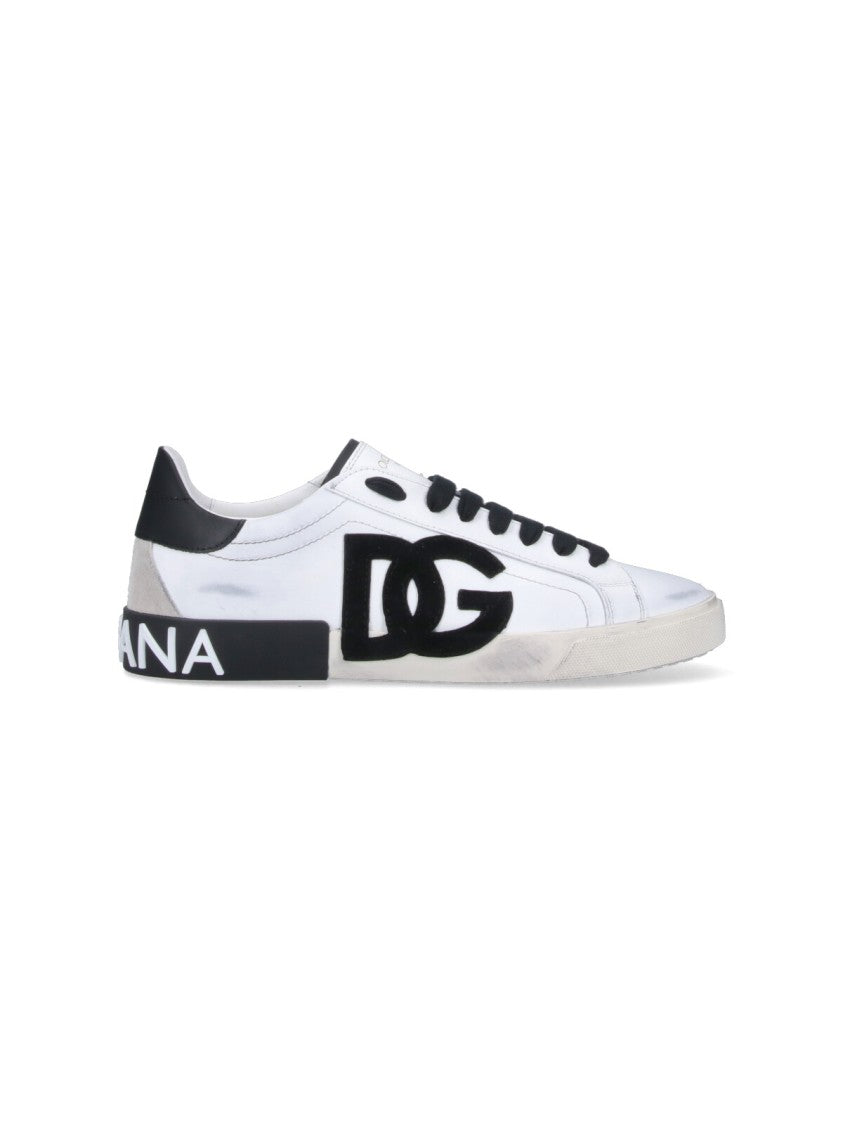 Dolce & Gabbana Portofino Vintage' Sneakers – White