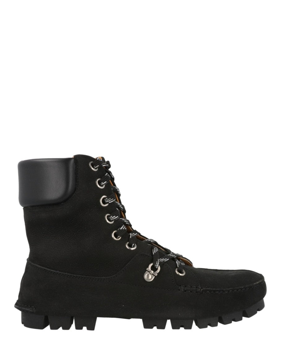 Ferragamo Grifo Hiking Boots