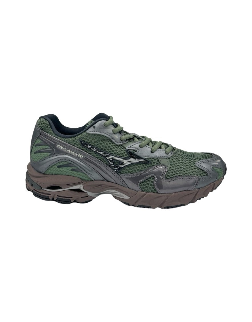 Mizuno Wave Rider 10 Agave Green/Black Sand/ Metallic W Sneakers