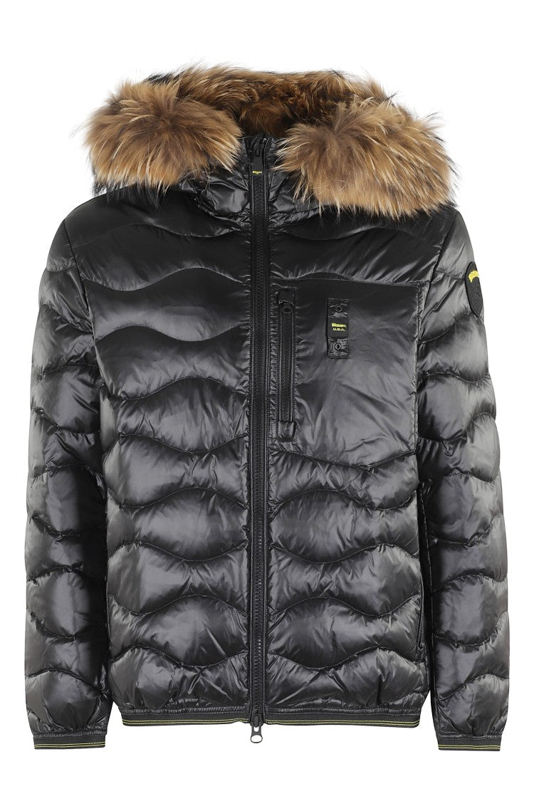 Blauer Wavefur Quilted Down Jacket