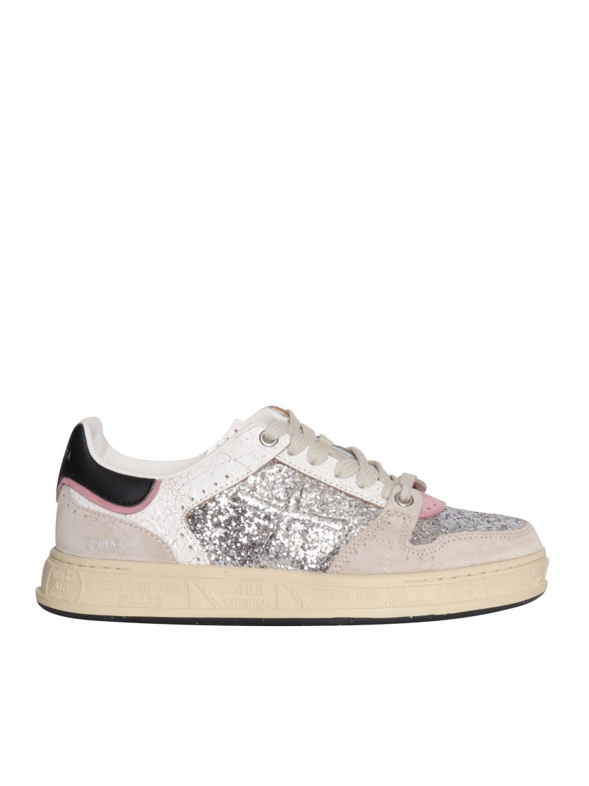 Premiata Textured Activewear Sneakers With Vintage Aesthetic