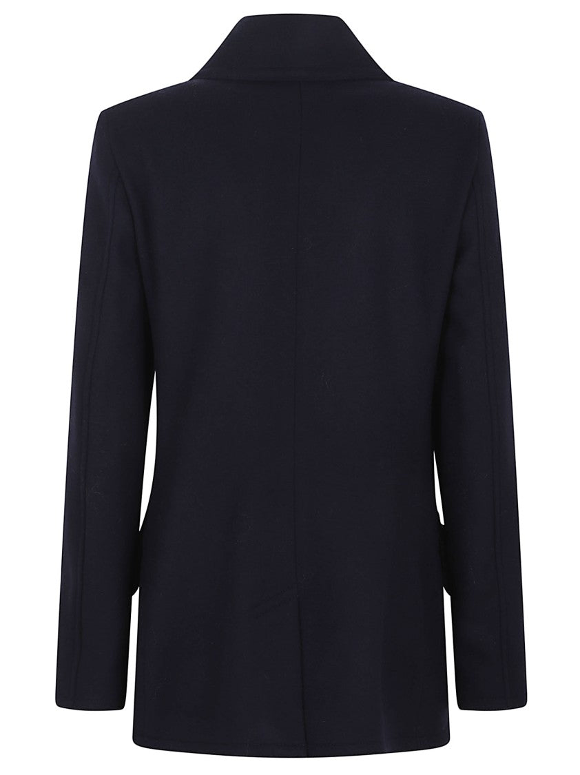 Polo Ralph Lauren Double-Breasted Wool Picot Coat