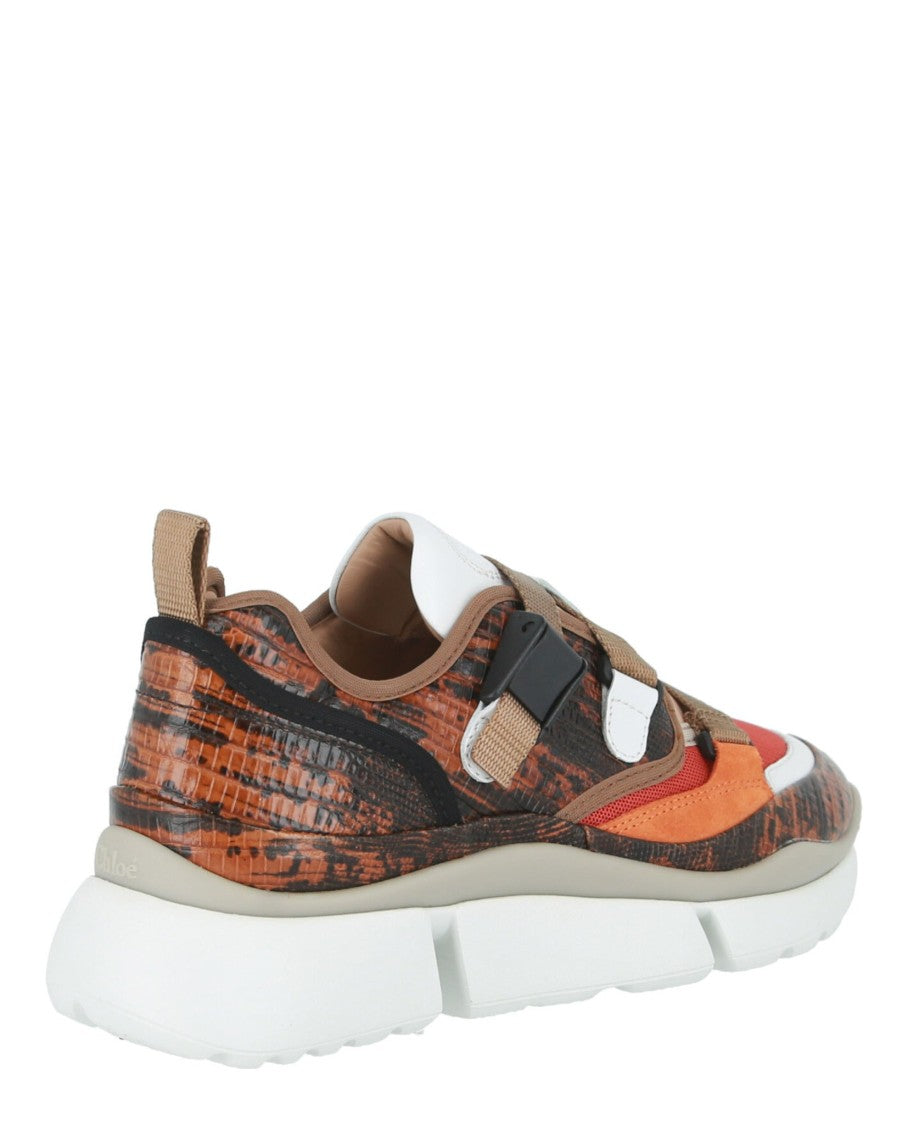 Chloé Sonnie Leather Low-Top Sneakers