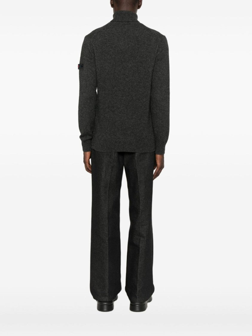 Peuterey Dark Grey Finely Knit Sweater