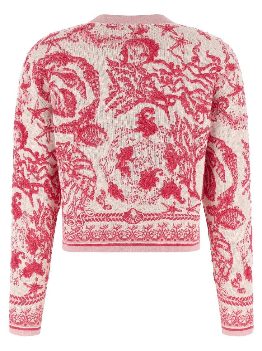 Versace 'Underwater Barocco' Cardigan