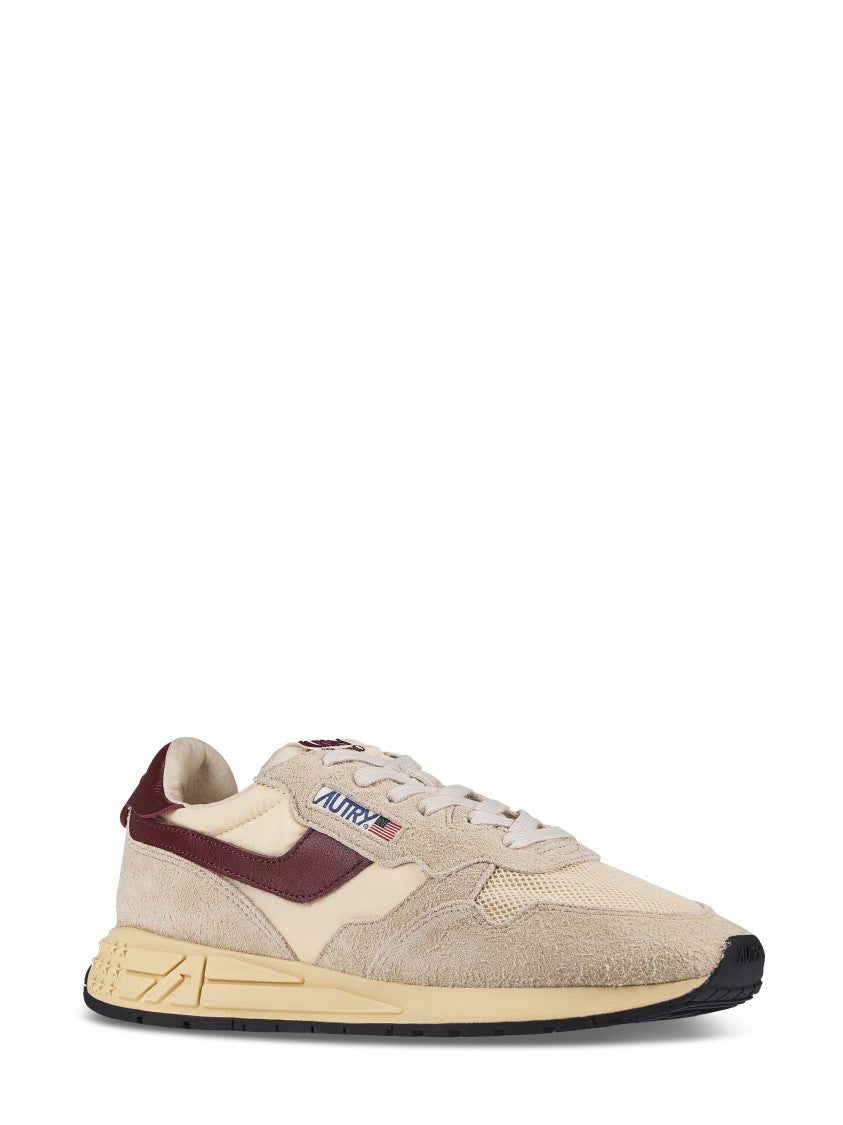 Autry Low-Top Sneakers With Suede And Mesh Textures