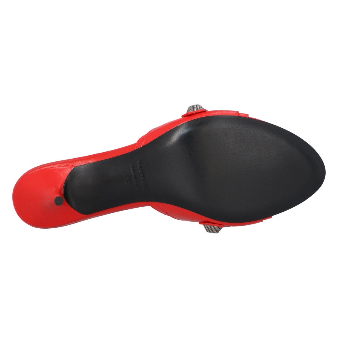 Balenciaga Cagole Mules Red