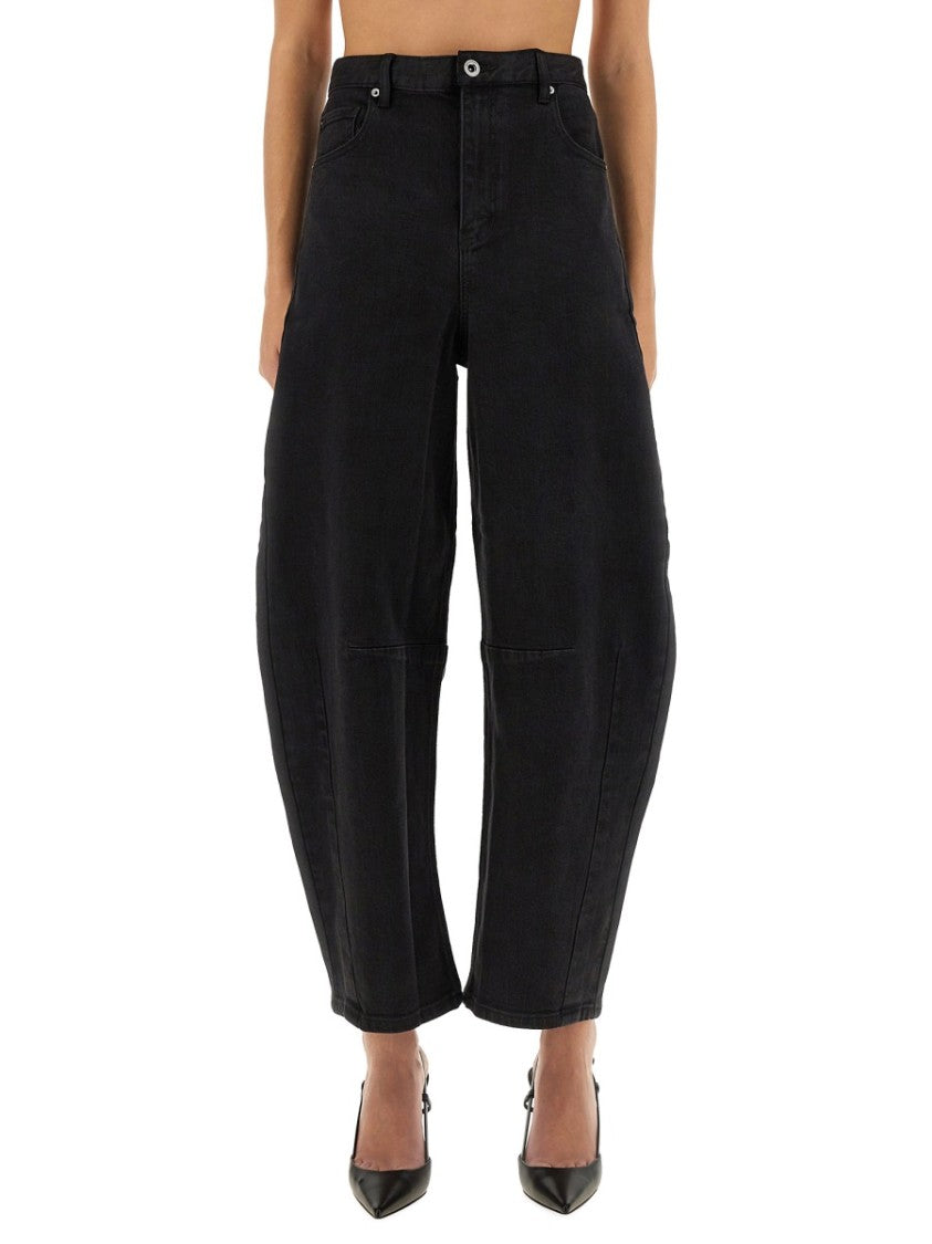 Self-Portrait "Barrel Leg" Jeans