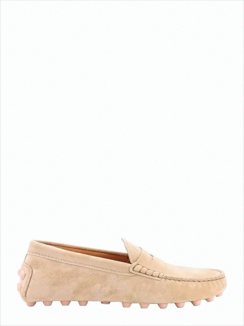 Tod's Penny Strap Loafers With Rubber Pebble Detailing