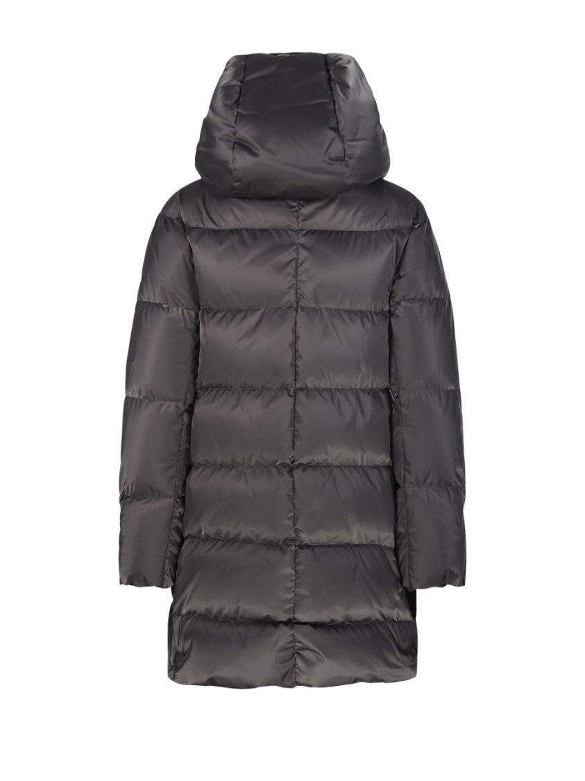Herno Quilted Down Jacket With Oversized Hood