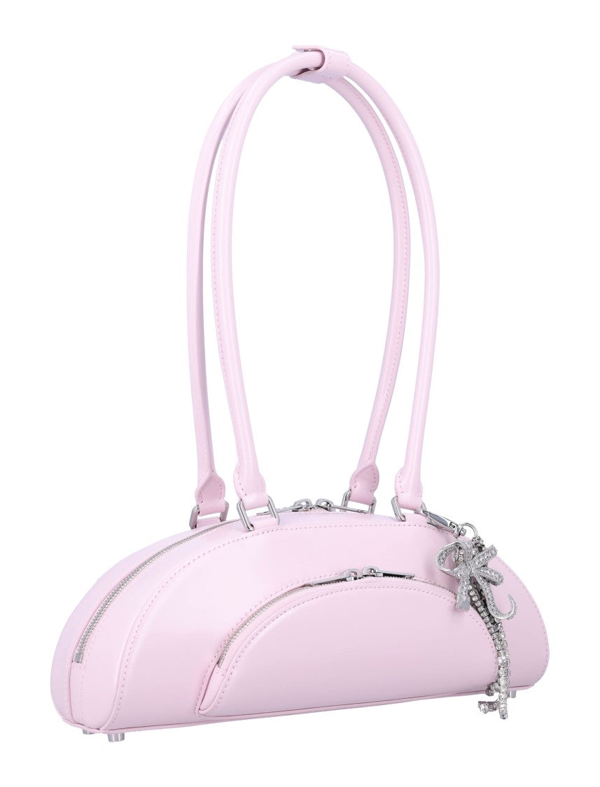 Self-Portrait Curved Charm Shoulder Bag