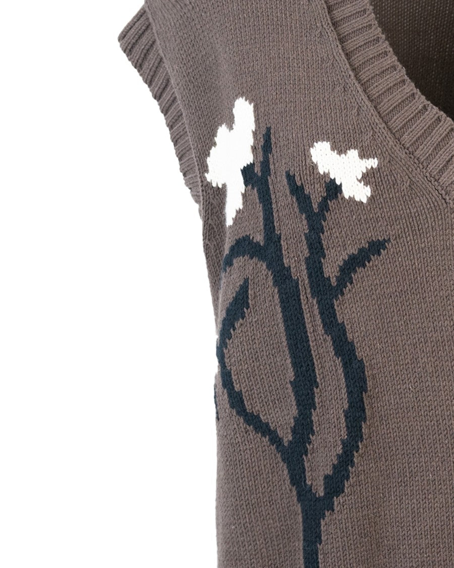 Max Mara Crusca Vest - Brown