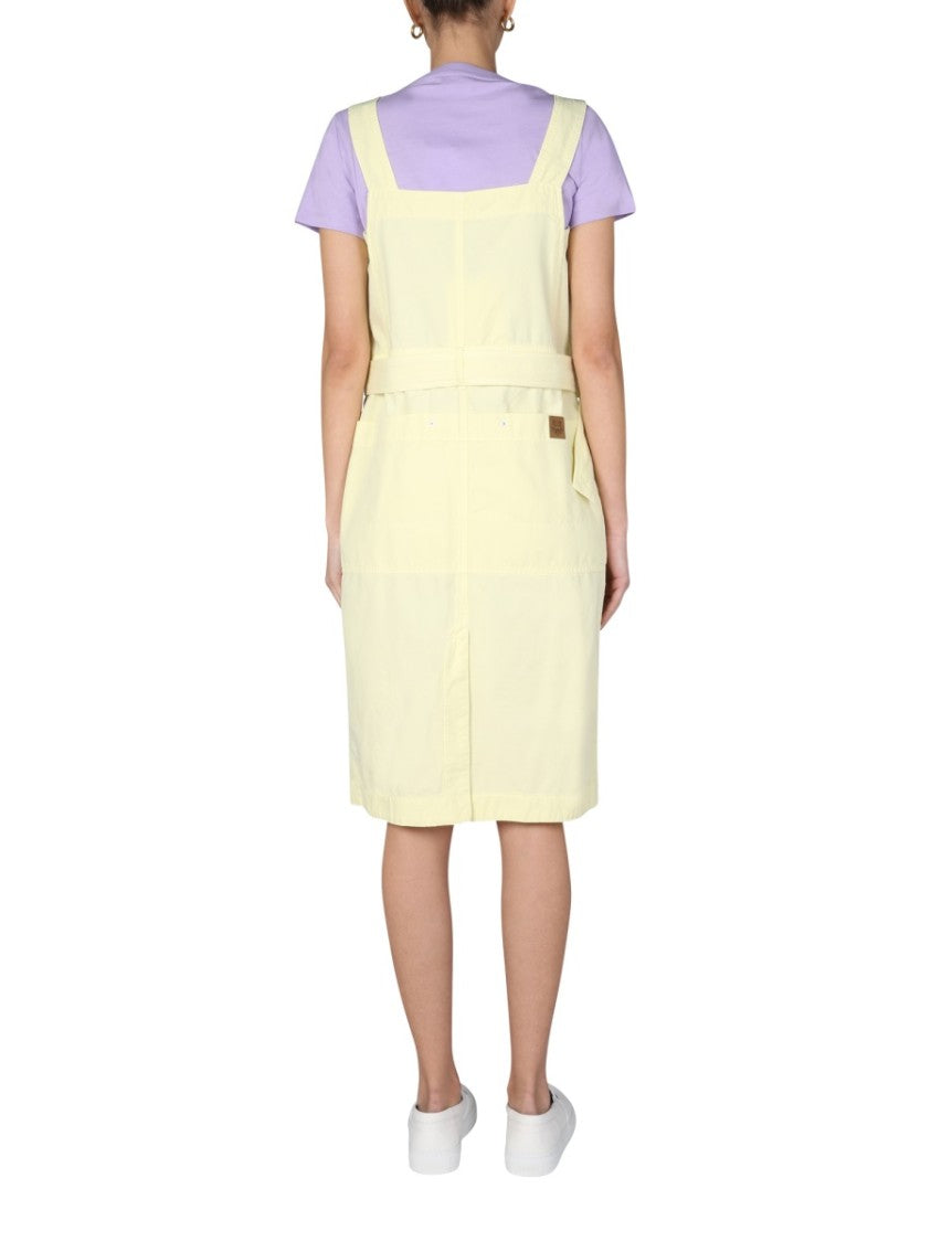 Kenzo Straight Neck Midi Dress