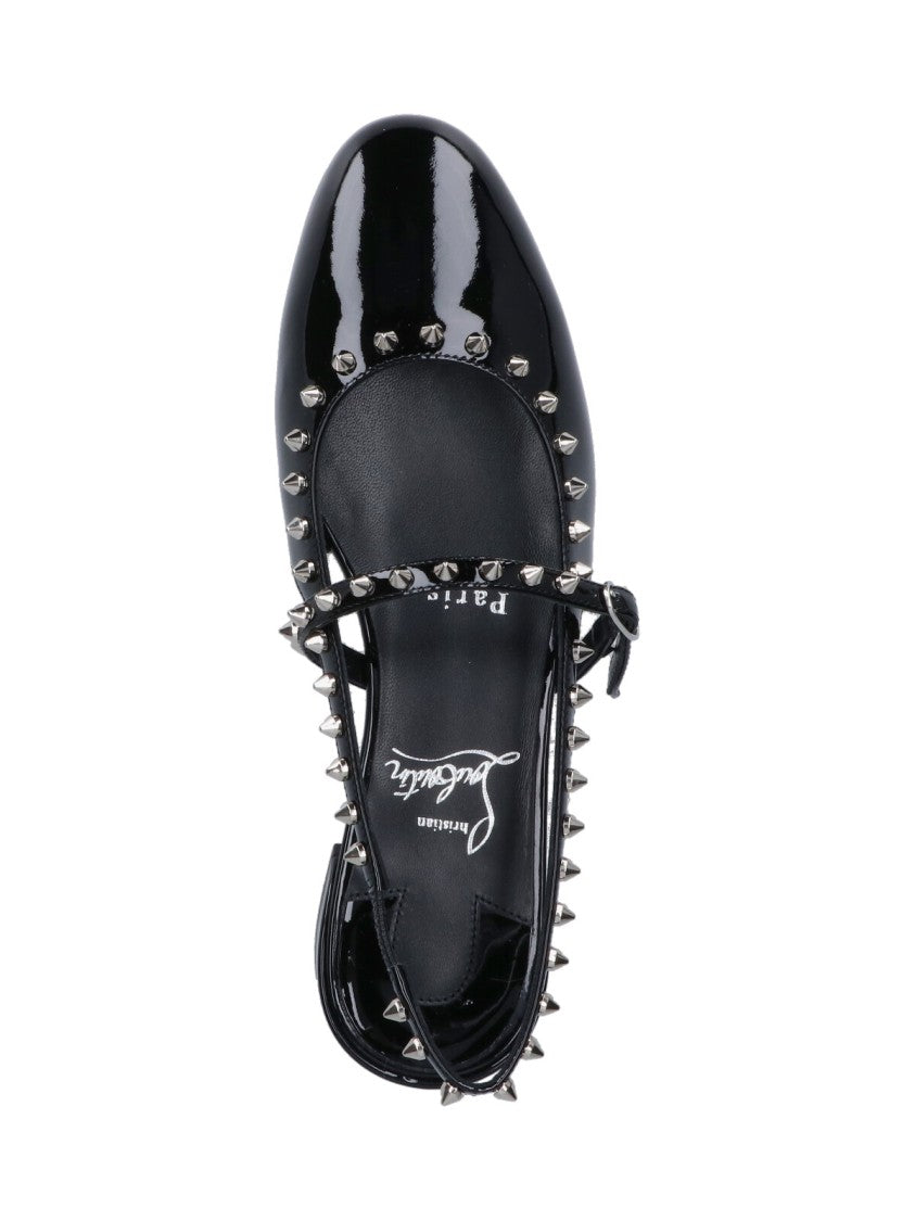 Christian Louboutin Sweet Janispikes' Mary-Jane Pumps – Black