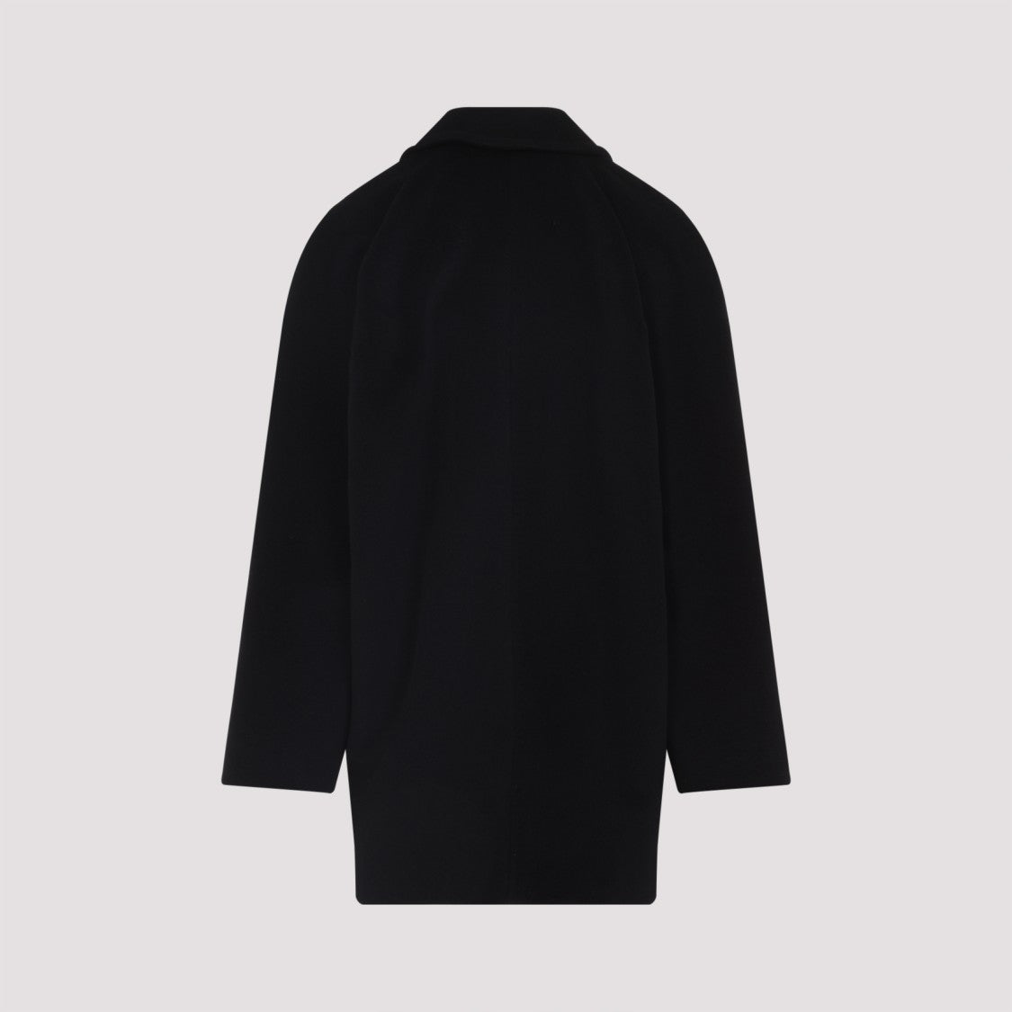Max Mara Double-Breasted Wool-Cashmere Blend Coat With Notched Collar