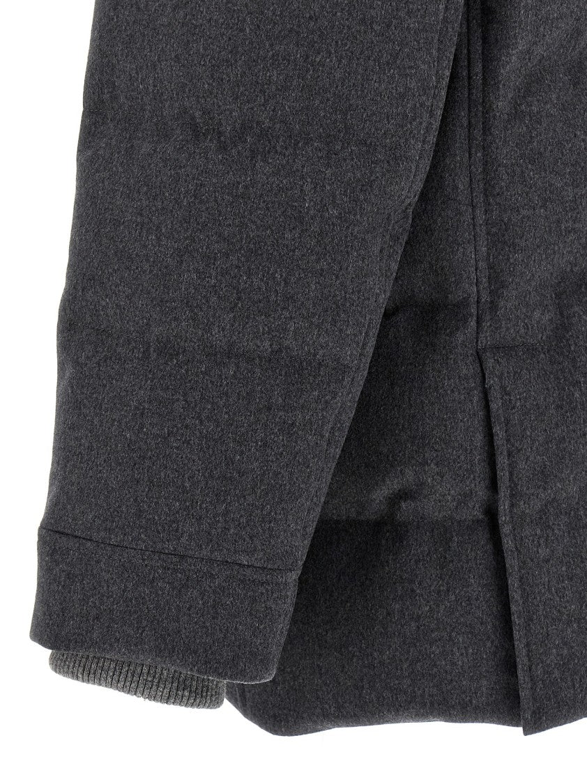 Brunello Cucinelli Flannel Down Jacket