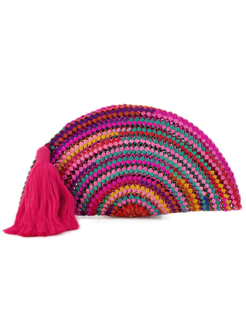 Nannacay Valentina Dreamscape Clutch  - Multi - Cotton