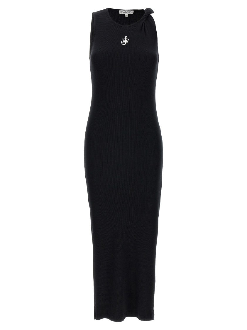 J. W. Anderson Logo Ribbed Dress