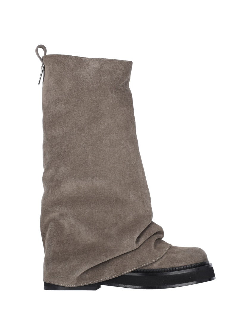 The Attico "Robin" Combat Boots – Taupe