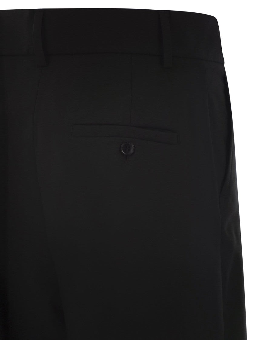 Max Mara Visivo - Wool Palazzo Trousers