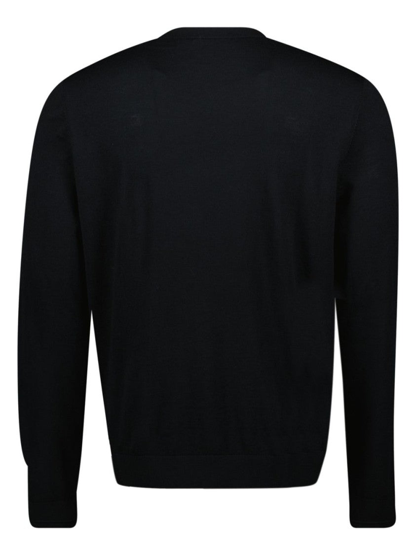Diesel Crew Neck Black Knit Sweater