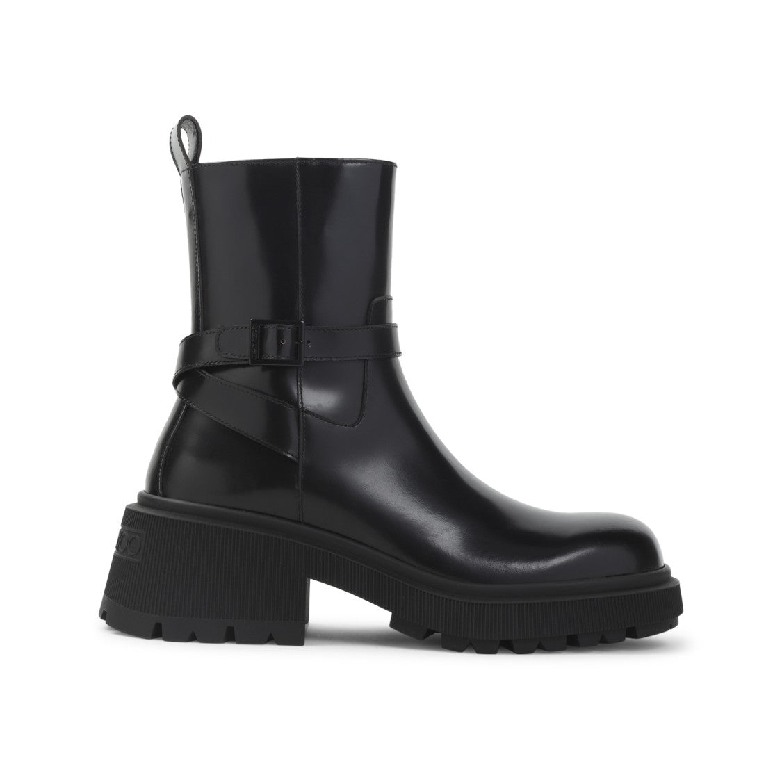Jimmy Choo Polished Leather Ankle Boots