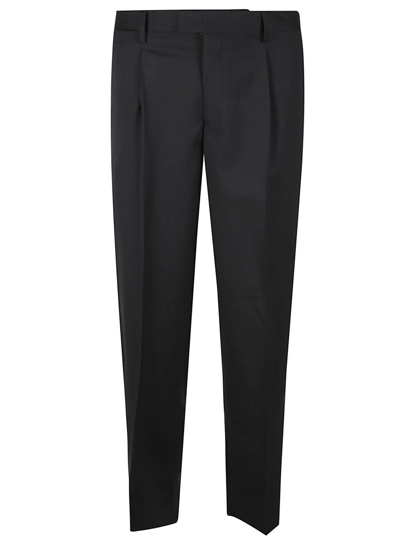 Briglia Tailored Black Trousers With Classic Fit