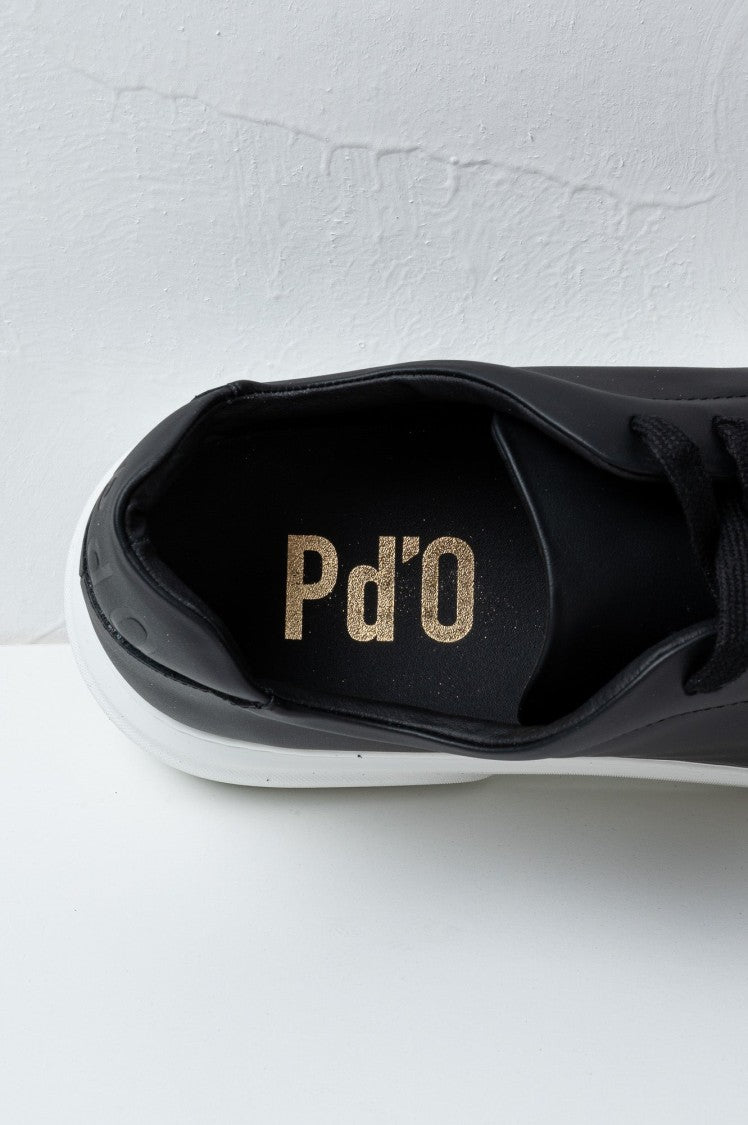 Pantofola D'oro Black Foro Italico Leather Sneakers