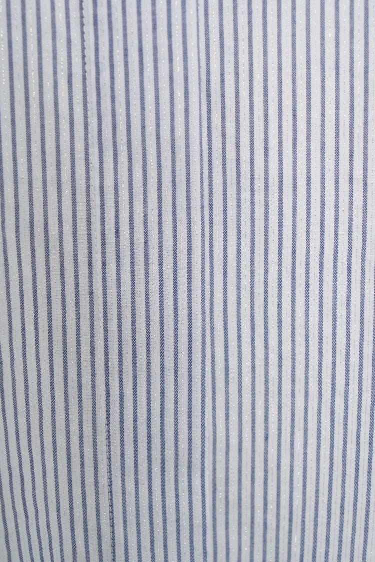 Himon's Fine Striped Long-Sleeved Shirt With Classic Collar