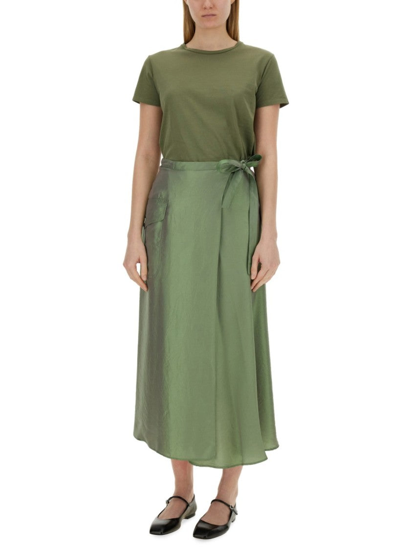 Aspesi Wrap Design Skirt