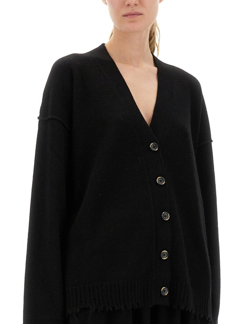 Uma Wang Cashmere Cardigan With Relaxed Fit And Button-Down Front