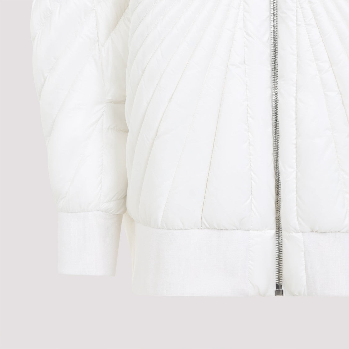 Moncler X Rick Owens Quilted Feather Down Jacket With Sunburst Design