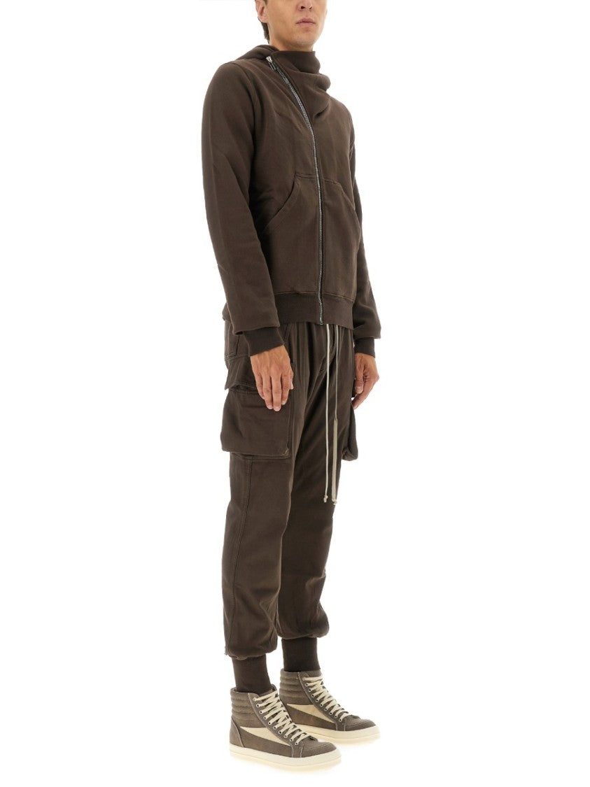 Drkshdw By Rick Owens Asymmetrical Zipper Sweatshirt