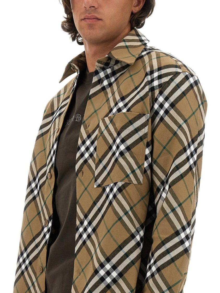 Burberry Check Patterned Burberry Shirt