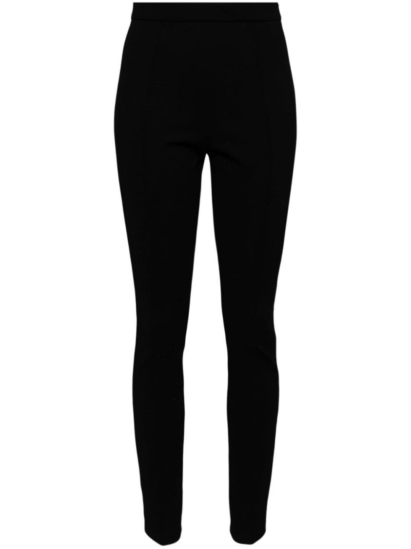 Moncler Fitted High-Waist Trousers With Seam Detailing