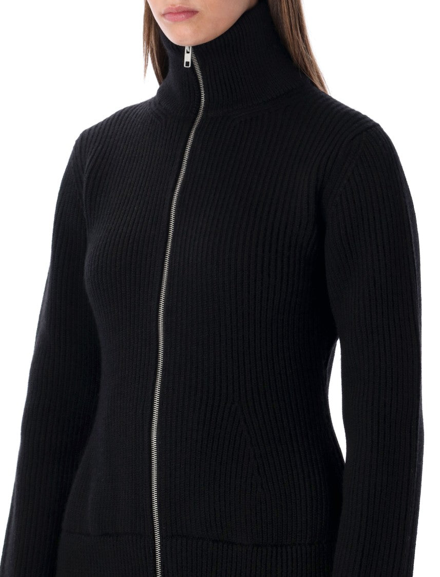 Maison Margiela Fitted Wool Knit Cardigan
