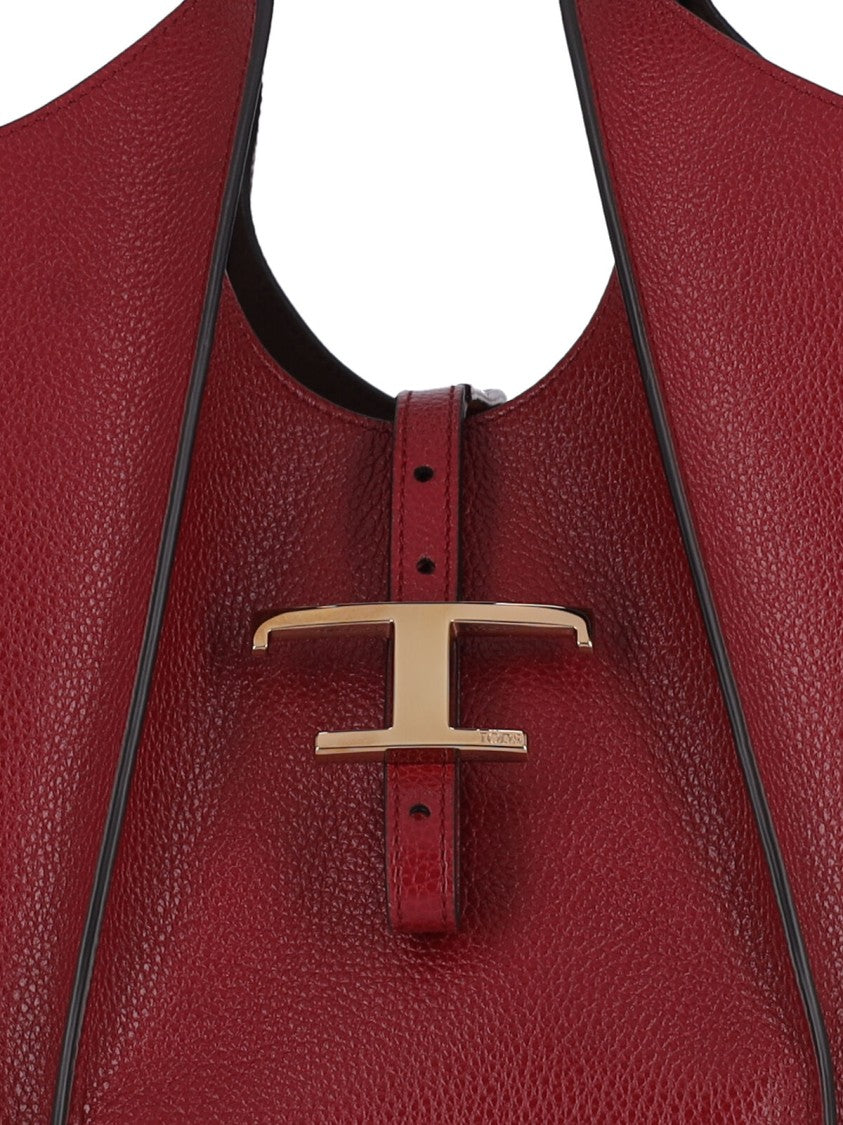 Tod's "T Timeless" Small Tote Bag Red