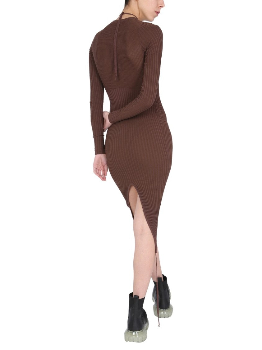 Andreâdamo Dress With Cut Out Detail