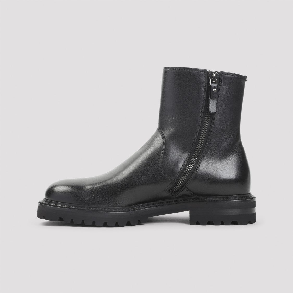 Giorgio Armani Ankle-Length Monobloc Rubber Outsole Boots