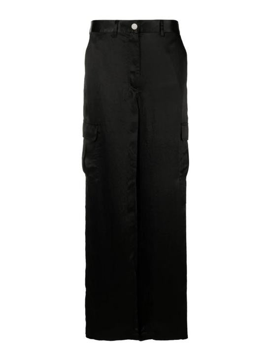 Theory High-Waisted Straight-Leg Pants With Cargo Pockets