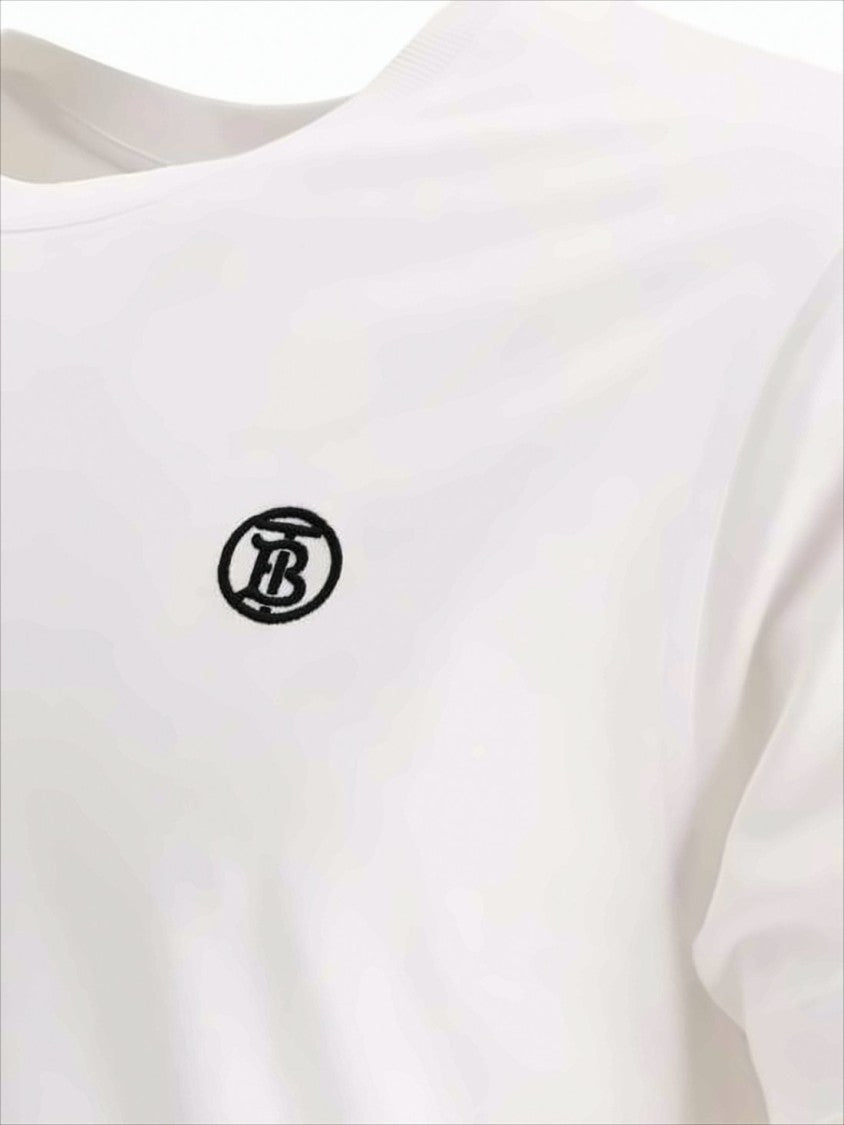 Burberry Short-Sleeve Cotton T-Shirt With Embroidered Logo