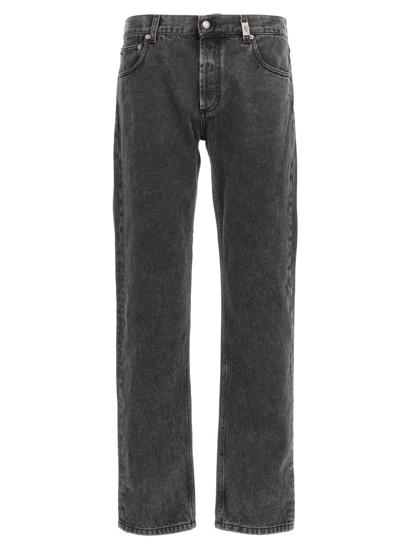 Mcqueen Metal Plate Jeans