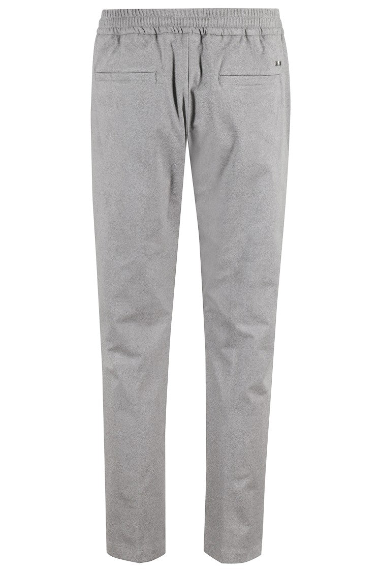 Herno Light Gray Pants With Drawstring Waistband