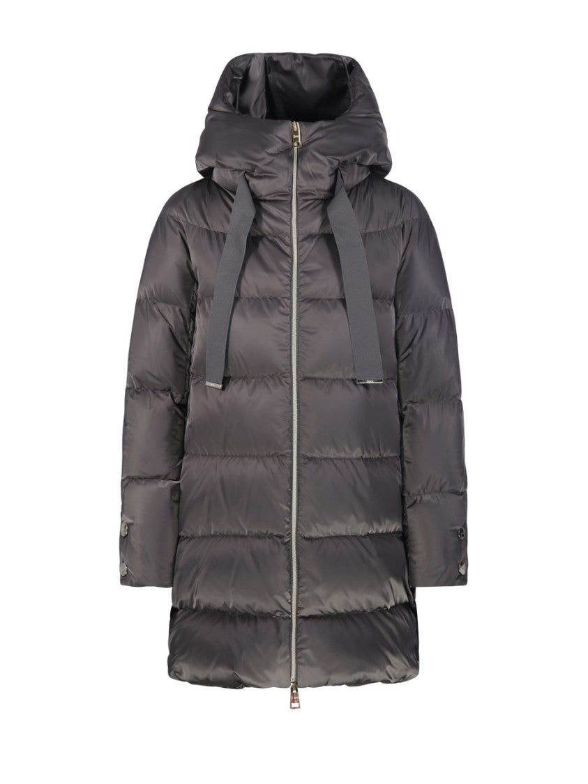 Herno Quilted Down Jacket With Oversized Hood