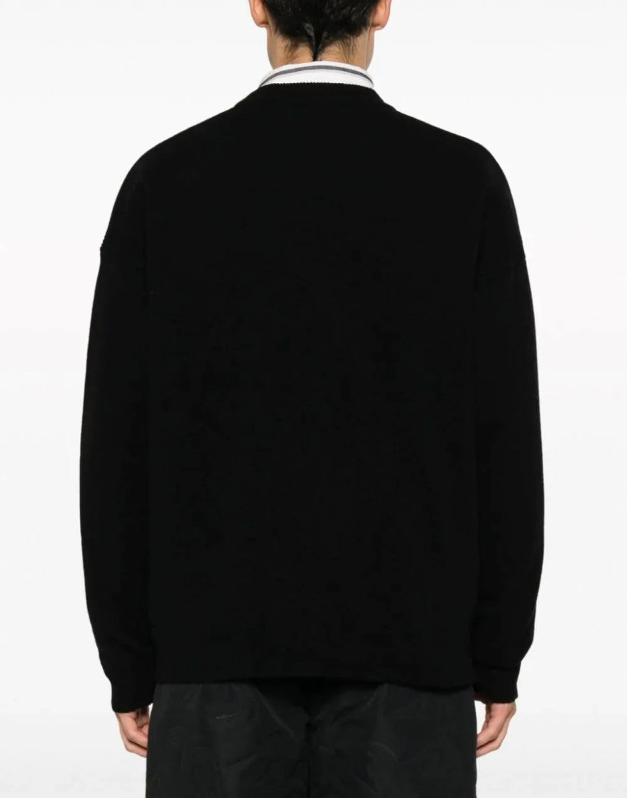 Maison Kitsuné Fox Head Intarsia Logo Sweater