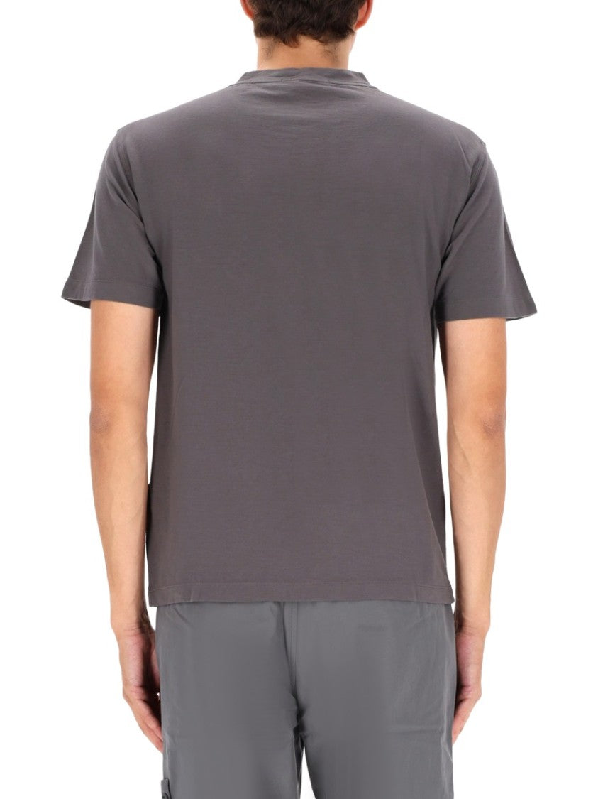 Stone Island Relaxed Fit Grey Crew Neck T-Shirt