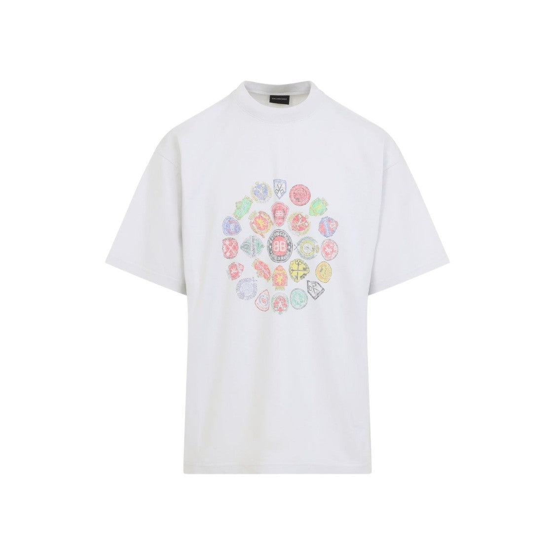 Balenciaga Classic White T-Shirt With Minimalist Design