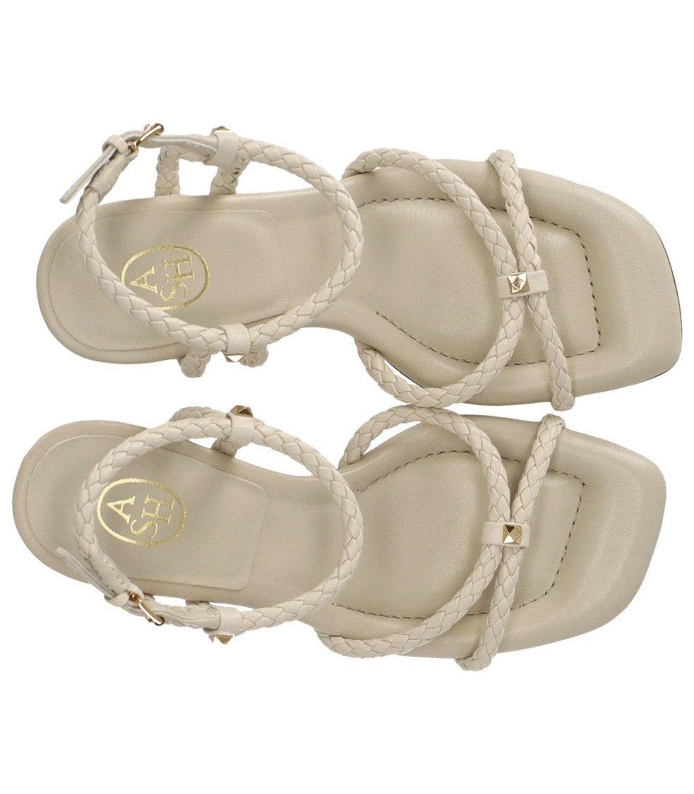 Ash Jess Talc Heeled Sandal