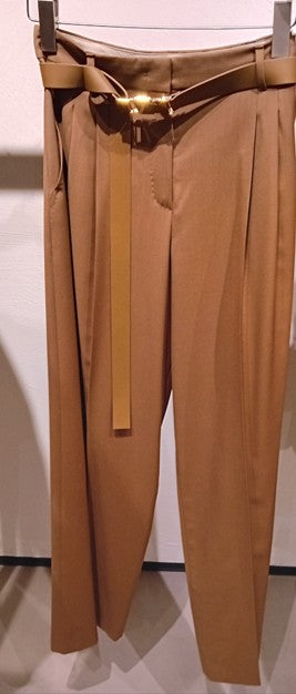 Max Mara Wide Leg Trousers With Pleated Front